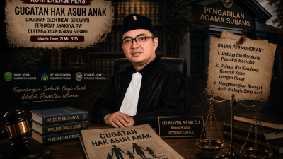Kasus Hak Asuh Anak TW Masuk Pengadilan Agama Subang