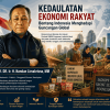 Ketahanan Ekonomi Indonesia Dimulai dari Kedaulatan Ekonomi Rakyat