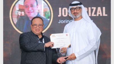 Hadirkan Profesionalisme Kerja dan Kepemimpinan Bertanggung Jawab, Direktur Jorindo Agung Raih Award Business Frontier