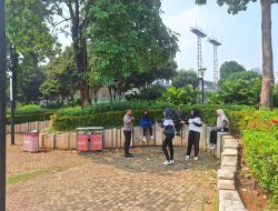 Aiptu Teguh Berikan Imbauan Kamtibmas Kepada Pengunjung Kawasan GBK Senayan