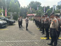 Antisipasi Rencana Aksi Unjuk Rasa, 131 Personil Gabungan Lakukan Pengamanan di Sapta Pesona