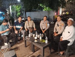 Patroli Malam Hari Polsek Metro Menteng Dan Sambangi Warga RW 10 Menteng