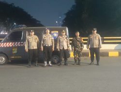 Patroli Polsek Metro Menteng Melaksanakan Kegiatan Strong Point Malam Hari