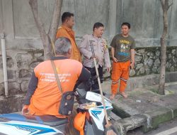 Bhabinkamtibmas Cempaka Putih Barat Sampaikan Imbauan Kepada Petugas PPSU