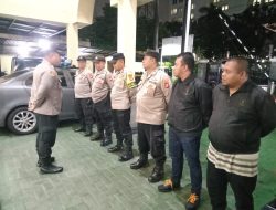 Kapolsubsektor Karang Anyar pimpin Apel Oprasi Cipta Kondisi Malam Hari