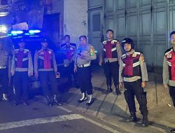 Polsek Johar Baru Menjelang Pilkada Rutin Melaksanakan Patroli Cipta Kondisi Antisipasi Gangguan Kamtibmas