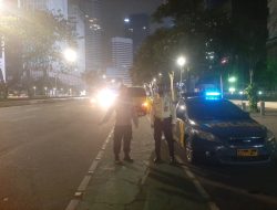 Patko 1052 Patroli Dini Hari Dan Strong Point Di Jalan Jenderal Sudirman