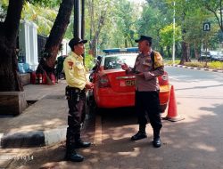 Menjelang Pilkada Binmas Gondangdia Sambang Kediaman Kedubes Arab Saudi