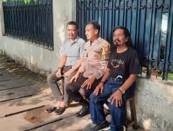 Bhabinkamtibmas Kebon Melati Patroli Dialogis Menjelang Pilkada Ke Tokoh Masyarakat
