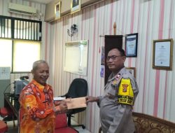 Sambang Dialogis Bhabinkamtibmas Johar Baru Silahturahmi Dengan Kepala Sekolah SMP Negeri 76 Jakarta