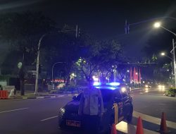 Patroli Dini Hari 1053 Samapta Polsek Metro Tanah Abang Dan Strong Point Jalan Gerbang Pemuda