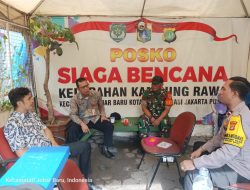 Menjelang Pilkada Bhabinkamtibmas Kampung Rawa Lakukan Koordinasi Kamtibmas Kewilayahan Bersama Tiga Pilar