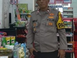 Kapolsubsektor Kayu Awet Patroli Dialogis Ke Alfamidi, Berikan Imbauan Kamtibmas Menjelang Pilkada DKI Jakarta