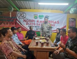 Bahas Kamtibmas Ngopi Kamtibmas Di Pos Satkamling RW 07 Kebon Kacang Jelang Pilkada DKI Jakarta