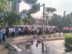 Bhabinkamtibmas Pegangsaan Pengamanan Giat Firedrill Gedung Graha Mantab