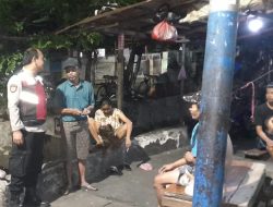 Panit 1 Polsek Johar Baru Patroli Wilayah Berikan Imbauan Kamtibmas Di Jalan Kramat Pulo Gundul