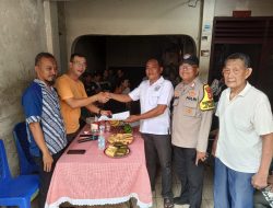 Bhabinkamtibmas Hadiri Peremajaan Ketua RT 013 RW 06 Kelurahan Kartini Periode 2024-2029