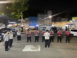 Wakapolsek Johar Baru, Pimpin Apel Operasi Cipta Kondisi Pagi Hari Di Halaman Mapolsek Johar Baru