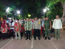 Bhabinkamtibmas Kelurahan Sumur Batu Hadiri Pemilihan LMK Tingkat Kelurahan Di Wilayah Jakarta Pusat