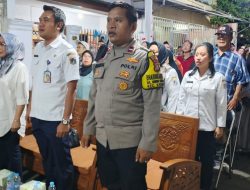 Bhabinkamtibmas Kelurahan Gunung Sahari Selatan Hadiri Pemilihan LMK Tingkat Kelurahan Di Wilayah Jakarta Pusat