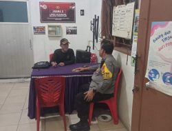 Bhabinkamtibmas Kelurahan Harapan Mulia Melaksanakan Kegiatan Patroli dan Sambang Dialogis