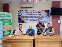 Bhabinkamtibmas Gondangdia Dan Tiga Pilar Di Posko Bersama Untuk Ciptakan Pilkada Aman Dan Damai