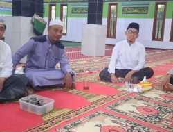Sampaikan Pilkada Damai Bhabinkamtibmas Kebon Melati Silahturahmi Dengan Pengurus Masjid Al Musyaffa