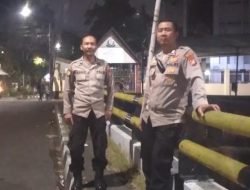 Pemantauan Menjelang Pagi Hari Jembatan Perbatasan Kali Pasir – Kwitang Senen Dalam Rangka Antisipasi Tawuran