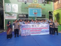 Polsek Kemayoran Gelar Deklarasi Anti Tawuran Di SMK Muhammadiyah II Jakarta
