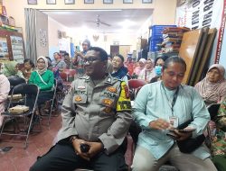 Bhabinkamtibmas Kelurahan Sumur Batu Hadiri Pemilihan LMK Tingkat Kelurahan Di Wilayah Jakarta Pusat