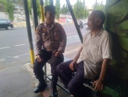 Patroli Kewilayahan Kapolsubsektor Galur Sambangi Warga RW 02