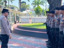 Hari Sabtu Apel Pengamanan Dan Antisipasi Unjuk Rasa Di Gedung DPR RI
