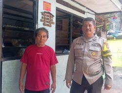 Bhabinkamtibmas Polsek Metro Gambir Sambang di Kelurahan Kebon Kelapa