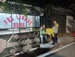 Bhabinkamtibmas Polsek Metro Gambir Sambang di wilayah Petojo utara