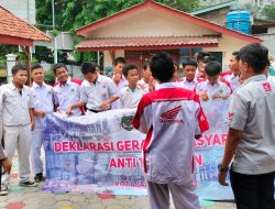 Deklarasi Anti Tawuran Di Sekolah SMK Taman Siswa 2 Kelurahan Kebon Kosong Jakarta Pusat