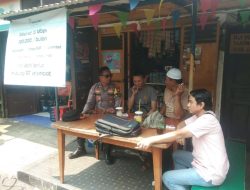 Patroli Wilayah Anggota Binmas Polsek Johar Baru Ajak Warga Sukseskan Pilkada Yang Aman dan Damai