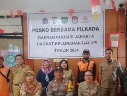 Monitoring Posko bersama Pilkada 2024 di Kelurahan Galur