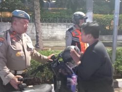 Cegah Aksi Tawuran, Bubarkan Kerumunan Para Remaja Depan Hotel Indonesia Menteng