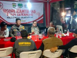 Ngopi Kamtibmas Membangun Kebersamaan Warga Kali Pasir Rw.08 Menteng