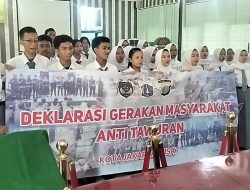 Kanit Binmas Kunjungi SMKN 16 Jakarta Lakukan Sosialisasi dan Deklarasi Anti Tawuran