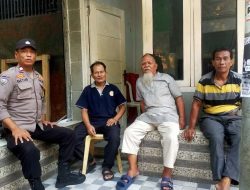 Bhabinkamtibmas Kelurahan Galur Melaksanakan Kegiatan Patroli dan Sambang Pos Kamling RW 01