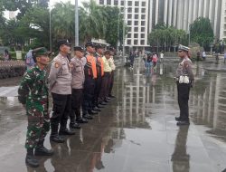 Apel Gabungan Penertiban Parkir Liar dan PKL di Area Masjid Istiqlal