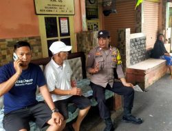Sambang ke Pos Sekretariat RW, Bhabinkamtibmas Galur Cooling Syistem Dengan Ketua RT dan Tokoh Masyarakat