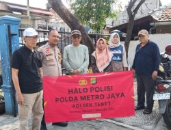 Bhabinkamtibmas Kelurahan Manggarai Selatan Gelar Kegiatan Halo Polisi di RW. 07 Jl. Sawo IV