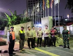 Patroli Malam Hari Tiga Pilar Sawah Besar Jelang Pilkada DKI Jakarta