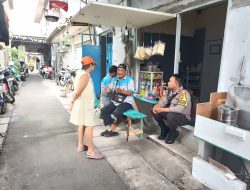 Patroli Dan Sambang Sore Hari Bersama Bhabinkamtibmas dan warga Gunung Sahari Utara