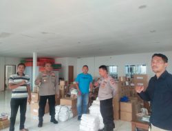 Gudang logistik KPU Jakarta Timur dijaga ketat personil Kepolisian