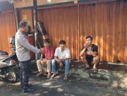 Patroli Dialogis bersama Bhabinkamtibmas Pasar Baru untuk Jaga Keamanan Warga