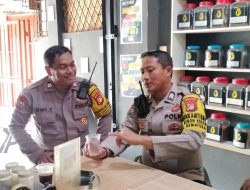 Bhabinkamtibmas Kelurahan Kebon Kosong Melaksanakan Kegiatan Patroli dan Sambang Dialogis