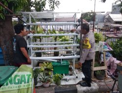Bhabinkamtibmas Paseban Monitoring Ketahanan Pangan Diwilayah Binaan nya